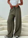 Bomve-Ogilvie Linen Blend Pants Olive