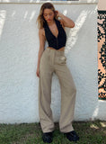 Bomve-Archer Pants Taupe