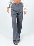 Bomve-Archer Pants Pinstripe Grey