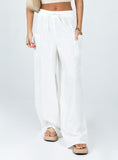 Bomve-Brunie Pants White Tall