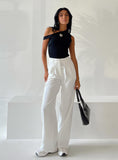 Bomve-Archer Pants White