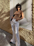 Bomve-Brunie Pants White