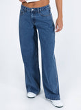 Bomve-Ramos Low Rise Jeans Denim