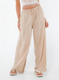 Bomve-Ogilvie Linen Blend Pants Beige