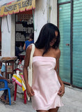 Bomve-Phillipa Mini Dress Pink