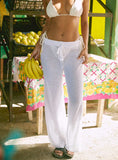 Bomve-Damarie Crochet Pants White