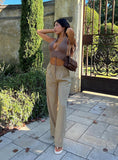 Bomve-Archer Pants Taupe