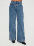 Bomve-Jankins Baggy Jeans Mid Wash