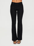 Bomve-Kinkirk Flared Pants Black