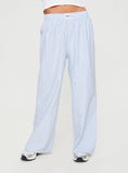 Bomve-Beach House Pants Blue Stripe