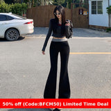 carhartt vest outfit Christmas outfits Black Friday Pants Women's 2024 Autumn and Winter High Waist Slimming Draping Wide Leg Mopping Pants