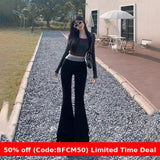 carhartt vest outfit Christmas outfits Black Friday Pants Women's 2024 Autumn and Winter High Waist Slimming Draping Wide Leg Mopping Pants