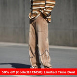 men’s outfits Christmas outfits winter outfits men Black Friday Tie-Dyed Jeans Men's Spring and Autumn Hong Kong Style Straight Trousers Zipper Casual Wide-Leg Pants