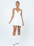 Bomve-Dionne Mini Dress White
