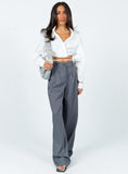 Bomve-Archer Pants Pinstripe Grey