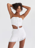 Bomve-Lovell Ruffle Set White