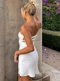 Bomve-Shellie Mini Dress White