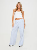 Bomve-Beach House Pants Blue Stripe