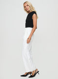 Bomve-Jazzar Pocket Detail Pleated Pant White