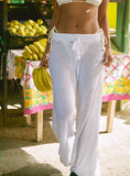 Bomve-Damarie Crochet Pants White