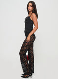 Bomve-Peru Lace Pants Black