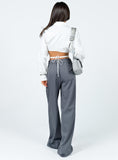 Bomve-Archer Pants Pinstripe Grey