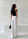 Bomve-Archer Pants White Petite