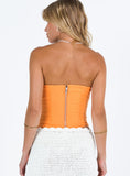 Bomve Mantello Corset Top Orange