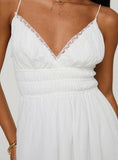 Bomve-Patterstone Mini Dress White