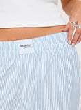 Bomve-Beach House Pants Blue Stripe