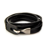 Bomve-Black Friday Christmas Thanksgiving Genuine Leather Layered Bracelet