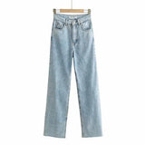 Bomve-Aariya Straight Jeans