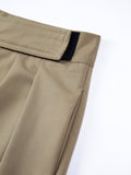 Bomve-Hook-and-Loop Fastener Wide Leg Velcro Pants