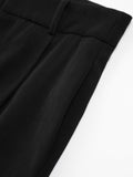 Bomve-Basic Baggy Wide Leg Dress Pants