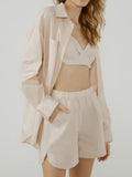 Bomve-Utility Three Piece Shorts Set