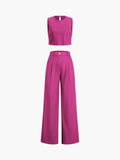 Bomve-Boho Two Piece Pants Set