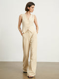 Bomve-Effortless Linen Pants Set