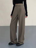 Bomve-Business Casual Pleat Dress Pants