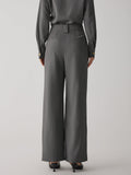 Bomve-Straight Leg Suit Pants