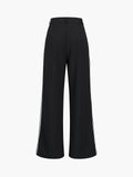 Bomve-Side Striped Wide Leg Pants