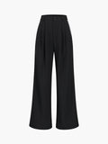 Bomve-Side Striped Wide Leg Pants