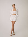 Bomve-Breathable Three Piece Shorts Set