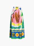 Bomve-Enjoy Vacation Multi Color Skirt Set