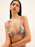 Bomve-Tropical Multi Color Bikini Set