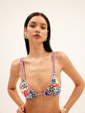 Bomve-Tropical Multi Color Bikini Set