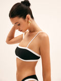 Bomve-Contrast Binding Bikini Set