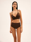 Bomve-Palm Beloved High Waist Bikini Set