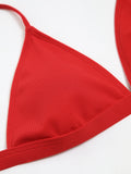 Bomve-Summer Passion Ribbed Bikini Set