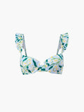 Bomve-Print Ruffle Bikini Set