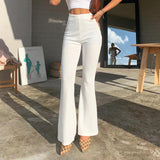 Bomve-Clary High Waist Flared Pants